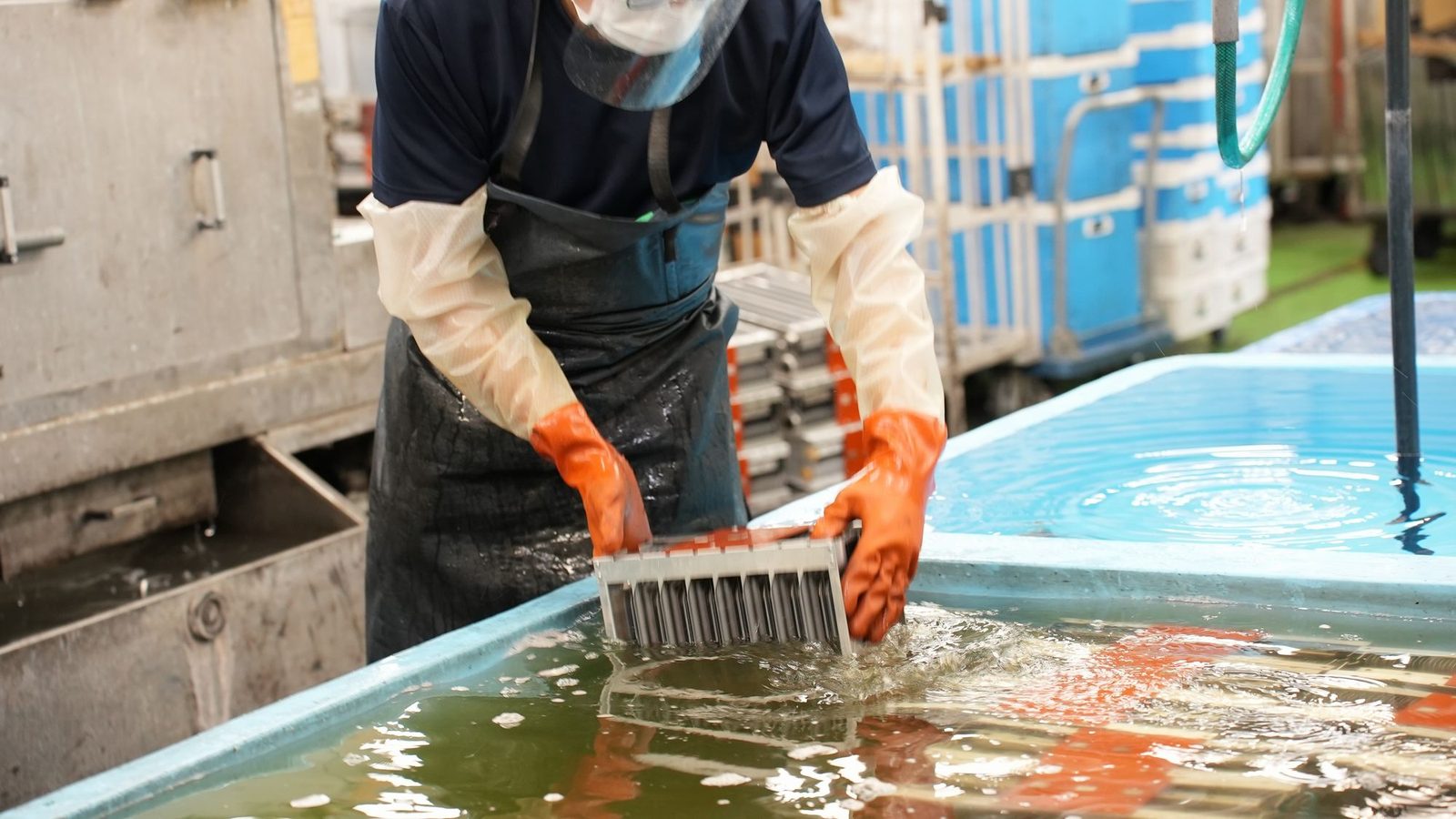 洗浄メンバーの1日